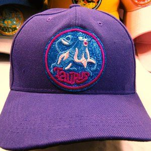 TAURUS Graffiti style Streetwear Hip Hop Sun Sign Zodiac Bling Baseball Hat Cap